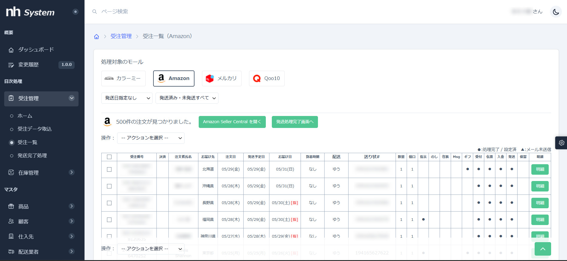 在庫管理システム